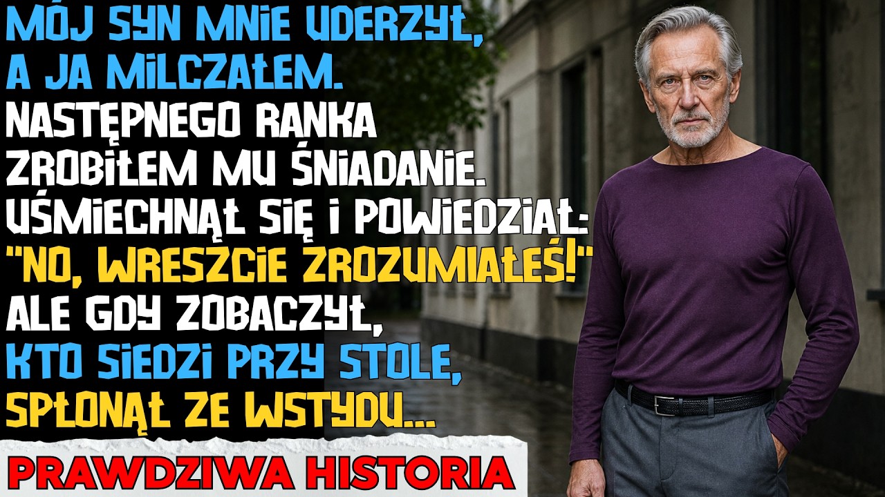 Mój 41-letni syn uderzył mnie wieczorem w mojej własnej kuchni, a ja nie oddałem. Nie dlatego, że nie zabolało — zabolało tak, że przez chwilę słyszałem tylko własny oddech. Milczałem, bo w tej...