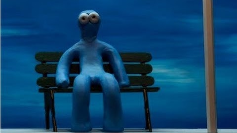 Blue Man - Claymation (stop motion animation)