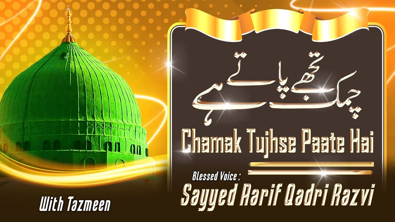 Chamak Tujhse Paate He Sab   Full Tazmeen   Sayyed Aarif Qadri Heart Touching Kalam Lyrics