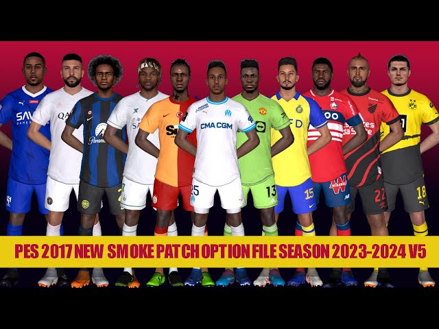 PES 2017 SMOKE PATCH OPTION 2023 - 2024