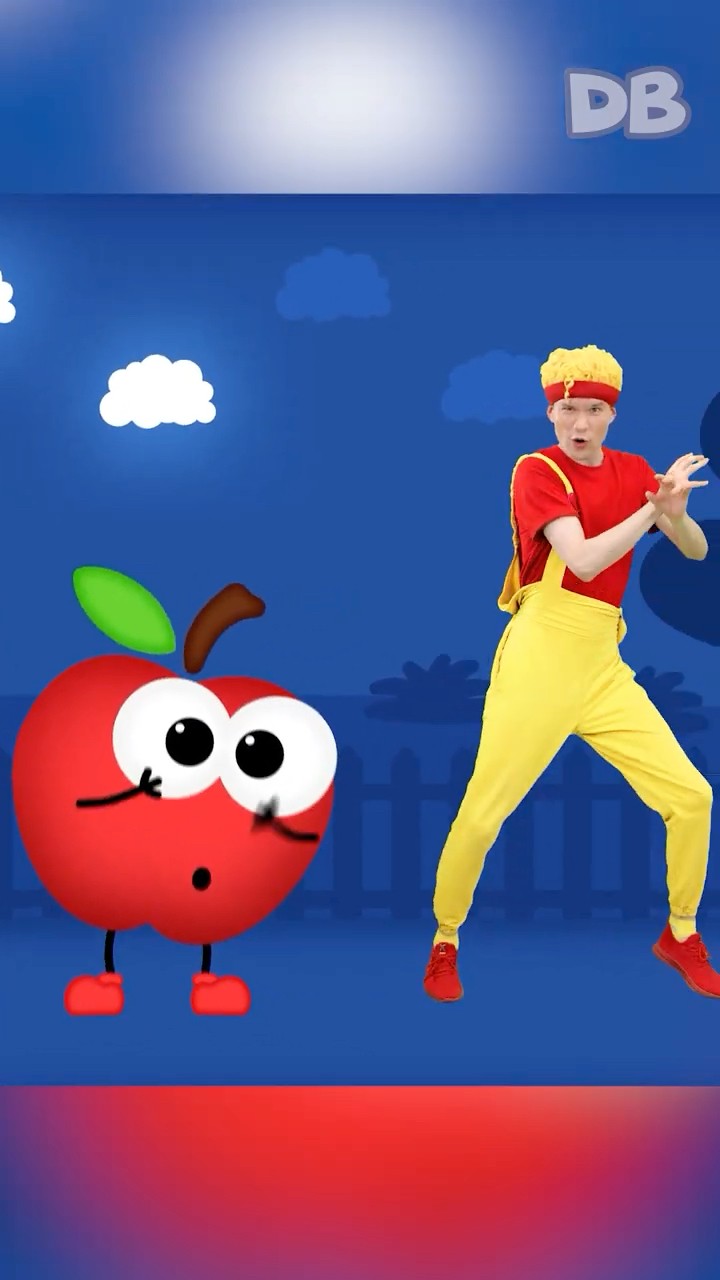 Yummy Fruits \u0026 Vegetables Dance | D Billions #shorts #db