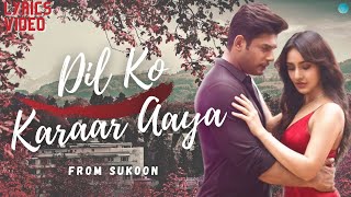 Dil Ko Karaar Aaya lirik Terjemahan  Sidharth Shukla  Neha Sharma  Neha Kakkar  Yasser Desai
