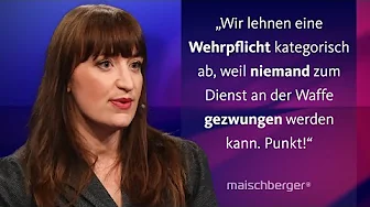 Heidi Reichinnek und Tim Klüssendorf über Bürgergeld, Migration und Wehrpflicht | maischberger