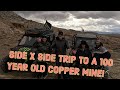 Side X Side Trip To The 100 Year Old Ludwig Copper Mine! Taking Shelter In Mine Shaft!😳 #adventure