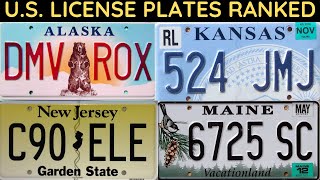 U.S. License Plates Ranked