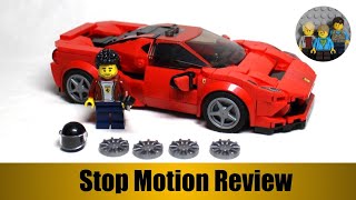 Lego speed champions ferrari f8 tributo stop motion review