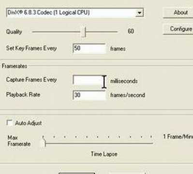 camstudio and video setting help