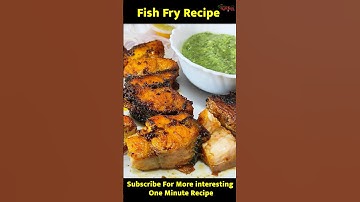 Spicy Masala Fish Fry | Fish Fry Recipe 🤤 #fishfry #fishcurry #masalafish #recipe #food