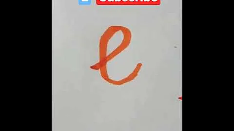 Calligraphy Letter E #shorts #calligraphy #youtubeshorts #drawing #art