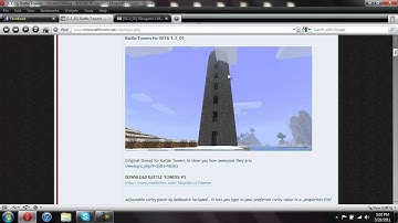 Minecraft Beta 1.3_01 - How to install Battle Towers