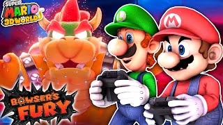 Mario & Luigi Play Bowser's Fury Part 5  THE FINAL BATTLE!? (Super Mario 3D World) ENDING