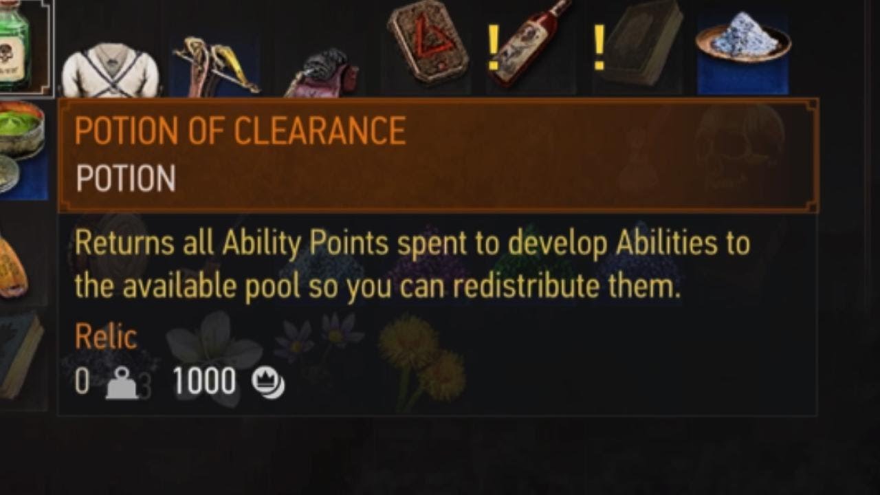 How to Reset Skill Points in The Witcher 3