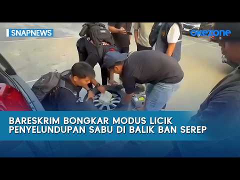 New Modus Operandi! 5 Kilograms of Crystal Meth Hidden in Spare Tire, Bareskrim Foils Shipment