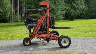 Spyder piggyback forklift Kohler gas powered V-twin