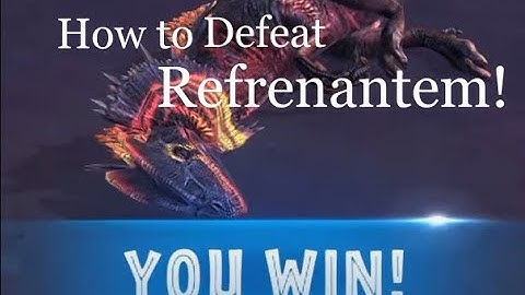 Fastest Way to Defeat Refrenantem Raid!! | Jurassic World Alive - JWA