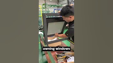 What is Awning Window #AwningWindows #homeimprovement #energyefficiency #aluminumwindow