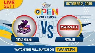 SET 1 | Choco Mucho vs. Motolite | Oct 2, 2019 #PVL2019 (Watch the full game on iWant.ph)