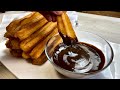 ISPANCHA AJOYIB CHURROS PONCHIKLARI  / Чуррос Испанские Пончики с Шоколадным соусом