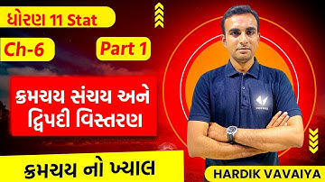 Std 11 Stat ch 6 |ક્રમચય સંચય અને દ્વિપદી વિસ્તરણ|part-1| Std 11 આંકડાશાસ્ત્ર ch 6 | Hardik Vavaiya