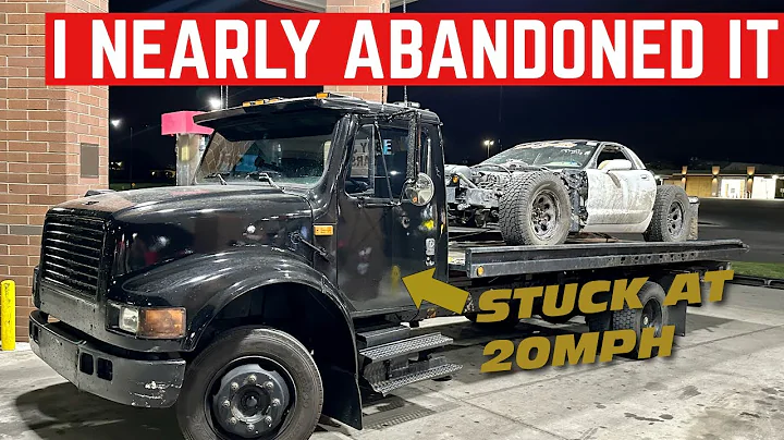 I Almost ABANDONED The Tow Truck At A Rest Stop (Disaster Drive Part 2)