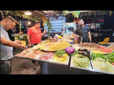 The Street You Must Visit In Sulaymaniyah Street Food Culture Nightlife Walking Tour 4k 60fps