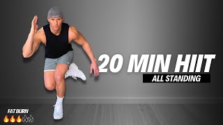 20min HIIT Workout Cardio | All Standing | Bodyweight Only Fat Melter
