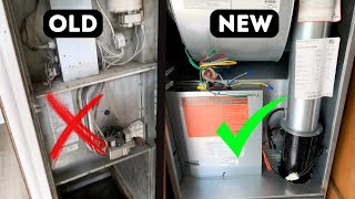 How To Replace A Mobile Home Furnace.  -Step By Step-