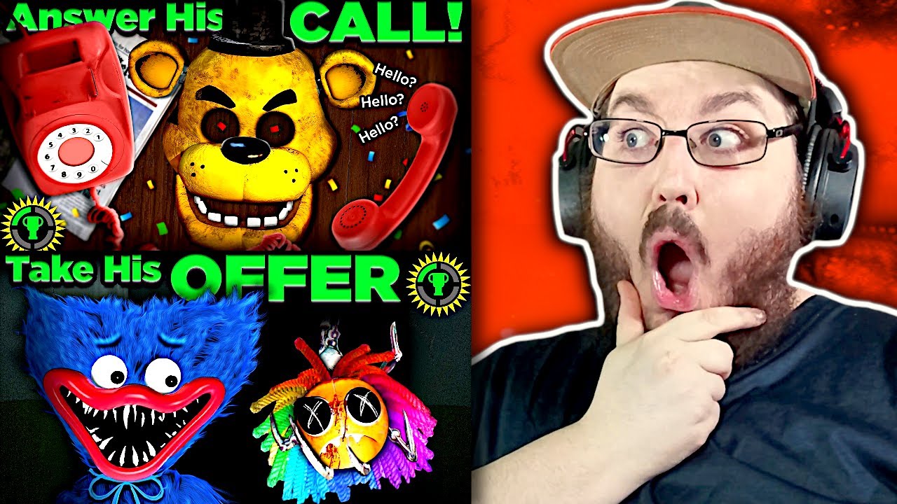 Game Theory: Don't REJECT His Offer (Poppy Playtime Chapter 4) & FNAF Phone Guy Theory REACTION!!!