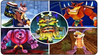 Crash Bandicoot N. Sane Trilogy - All Bosses