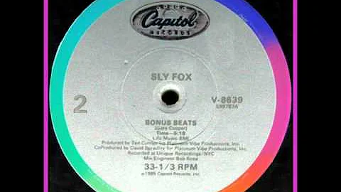 SLY FOX - LETS GO ALL THE WAY-BONUS BEATS