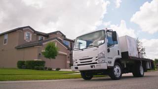 Isuzu NPR HD Pest Control Truck in Tampa (Running Footage)