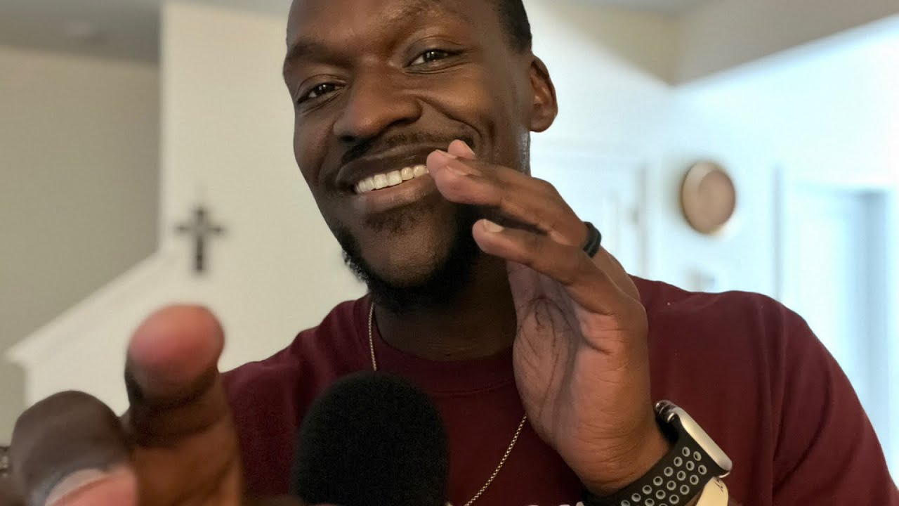 ASMR | Mouth Sounds + Finger Fluttering (hand sounds)