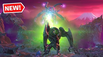 [Unseen Footage] What do Mecha Team Leader and Devour doing in the Zero Hour Live Event in Fortnite