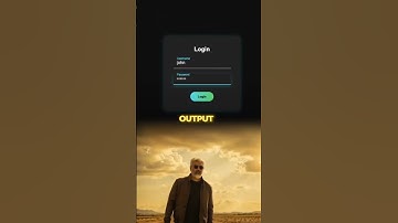 cleanNcode for LOGIN FORM 🥶💥 #css #javascript #js #ai #codingtamilan #frontenddeveloper #html #edit