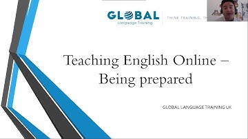 Teaching English Online. Being prepared - FREE webinar