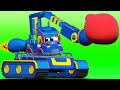 Vrachtwagencartoons voor kinderen - SuperBOKSHANDSCHOEN redt zijn vrienden! - Supertruck in Autostad