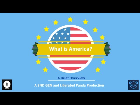 What is America? An Animated Short About What Makes Up America. l  美國是什麼？關於美國各组成部分的動畫短片。