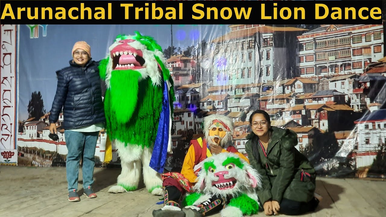 Snow Lion Dance Of Arunachal Pradesh | Tawang | SHYO Village | Monpa Tribe | Travelsri