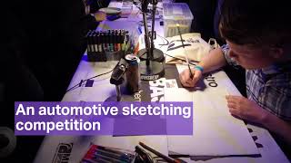 Automotive SketchBattle at 2018 Detroit Auto Show | Covestro