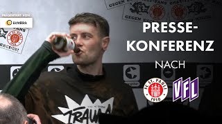 Die Pressekonferenz nach dem Spiel gegen den VfL Osnabrück I Präsentiert von LichtBlick