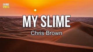 Chris Brown - My Slime (lyrics) | We got ties. Yo, that's my shooter, she stay qualified