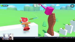 Nathan and Liam are playing Slice Master