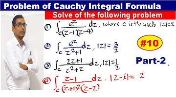#10 Cauchy Integral Formula in Hindi | Example of Cauchy integral formula & their solution