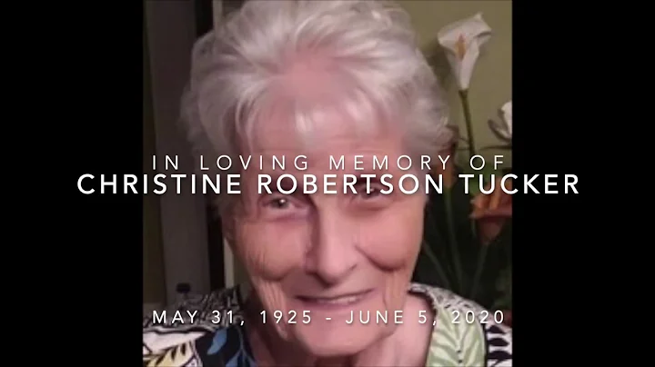 Graveside Service of Christine Robertson Tucker