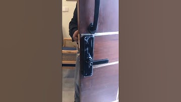 Smart fingerprint door lock Installation #short #video