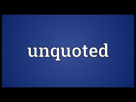 Header of unquoted