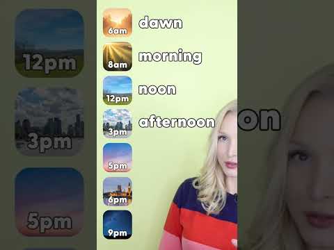 Can You Name These Times Of Day Learnenglish English Vocabulary