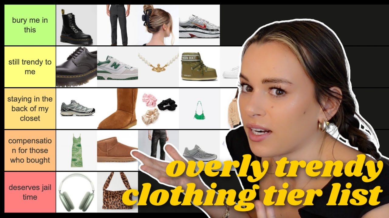 A Trendy Clothes Tier List YouTube A Trendy Clothes Tier List YouTube