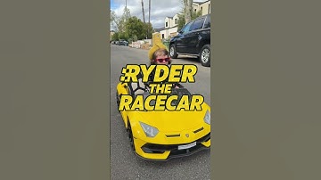 Ryder the Racecar!!! 🏎️ 🏁 #racecars #kidssong #carsongs