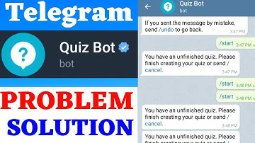 HOW TO FIX TELEGRAM @QUIZ BOT PROBLEM | #QUIZ_BOT | BY GAURAV VERMA